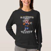 Best Blacksmith Mom Ever Metal Work Forge Hammer P Tシャツ (正面)