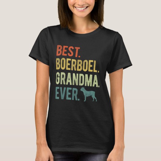 Best Boerboel Grandma Ever Dog  Mother s Day Tシャツ (正面)