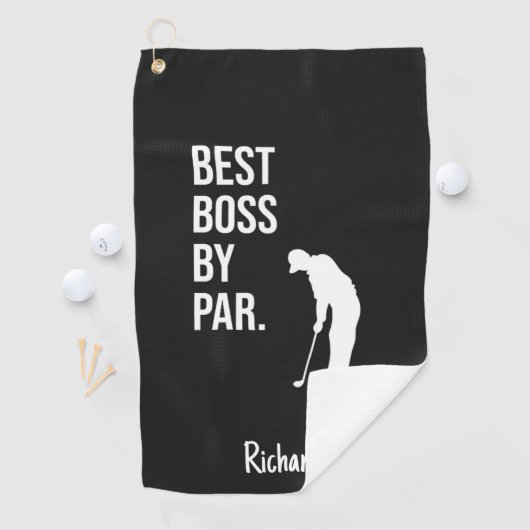 Best Boss By Par Golf Gift Ideas For Your Boss ゴルフタオル (インサイチュ)