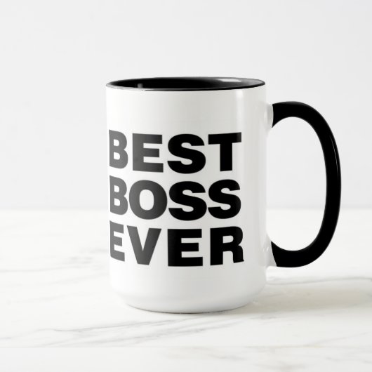 BEST BOSS EVER マグカップ (右)