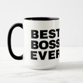 BEST BOSS EVER マグカップ (左)