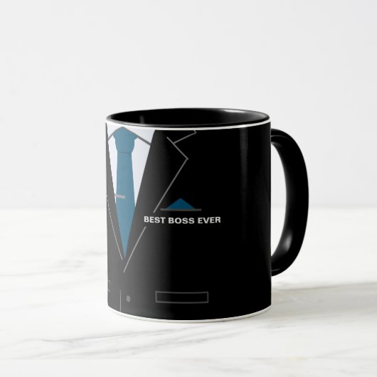 Best Boss Ever Coffee Mug Your Business Gift マグカップ (正面右)