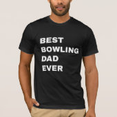 Best bowling dad ever パーカ (正面)