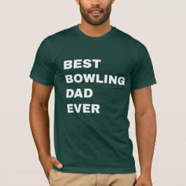 Best bowling dad ever パーカ