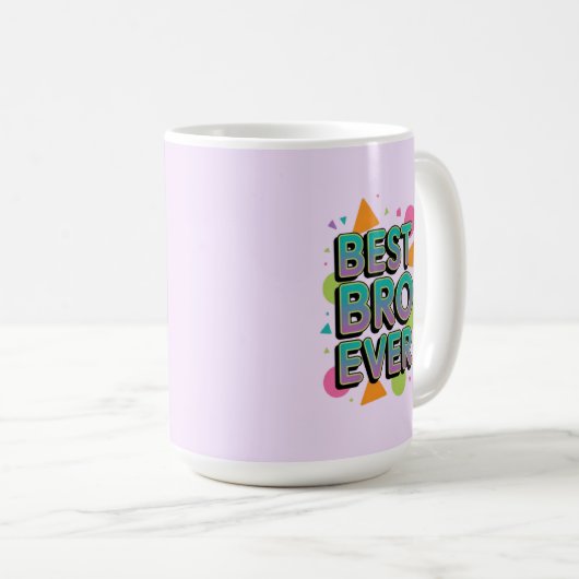 Best Bro Ever コーヒーマグカップ (正面右)