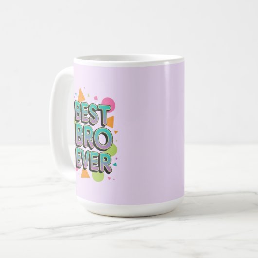Best Bro Ever コーヒーマグカップ (正面左)