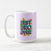 Best Bro Ever コーヒーマグカップ (左)