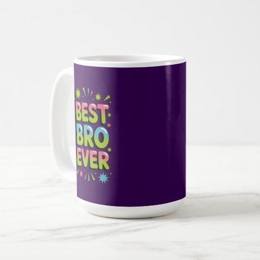 Best Bro Ever コーヒーマグカップ (正面左)