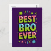 Best Bro Ever ポストカード (正面/裏面)