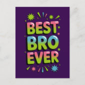 Best Bro Ever ポストカード (正面)