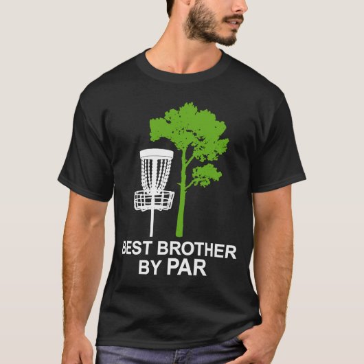 Best Brother By Par   Disc Golf Tシャツ (正面)