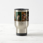 Best Brother Ever Modern Script 4 Photos Collage トラベルマグ (中央)