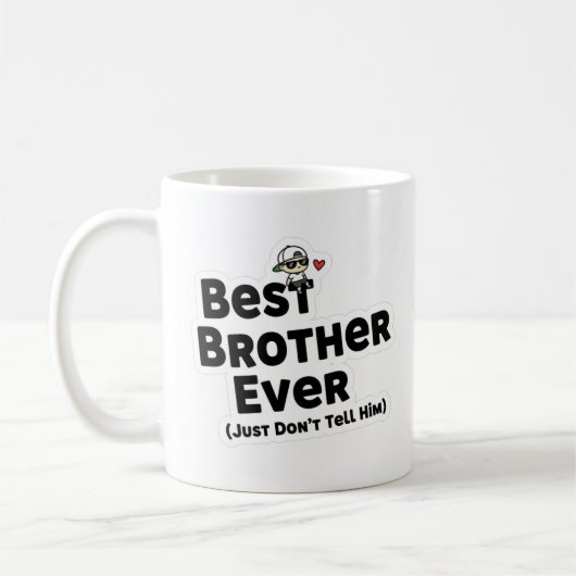 Best Brother Ever Mug コーヒーマグカップ (左)