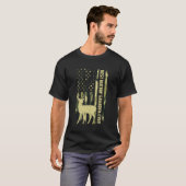 Best Buckin' Grandpa Ever Camouflage Deer Hunting  Tシャツ (正面フル)