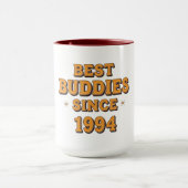 Best Buddies Since 1994 Design マグカップ (中央)