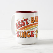 Best Buddies Since 1996 Design ツートーンマグカップ (正面左)