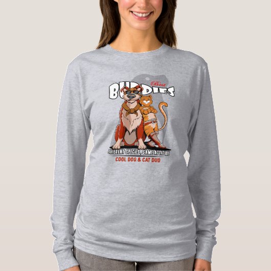 Best Buddy (Light mode) | Women's Long Sleeve Tシャツ (正面)