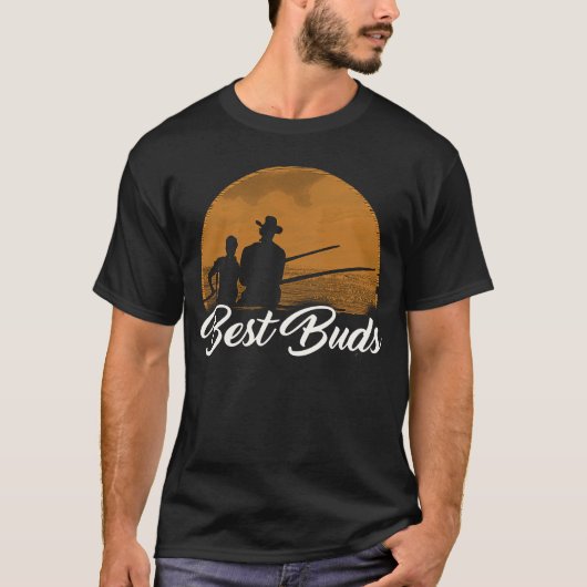 Best Buds Matching Father Son Fishing   Father's D Tシャツ (正面)