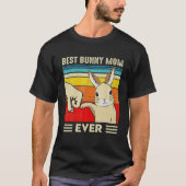 Best Bunny Mom Ever Rabbit Classic Tシャツ (正面)