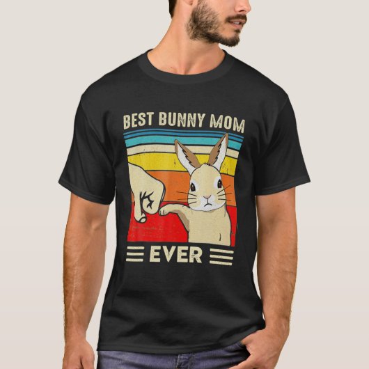 Best Bunny Mom Ever Rabbit Classic Tシャツ (正面)