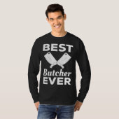 Best Butcher Ever Butchery Butchers Meatman Tシャツ (正面フル)