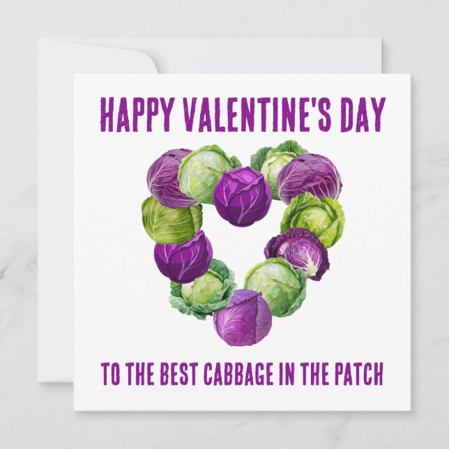 BEST CABBAGE IN THE PATCH Valentine Couples (正面)