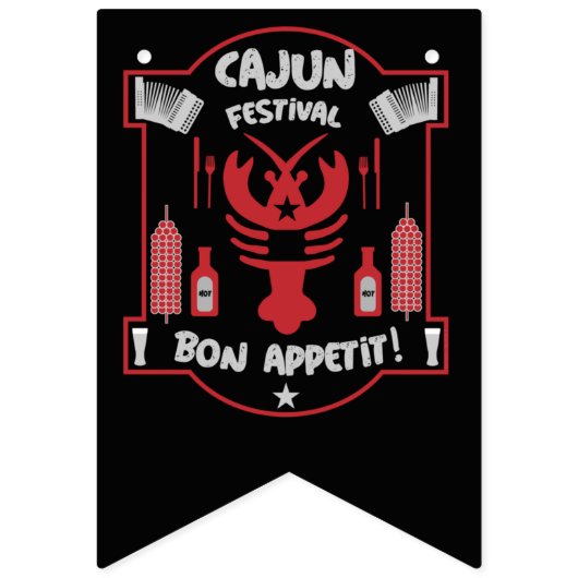 Best Cajun Cooks バンティングフラッグ (第1の旗)
