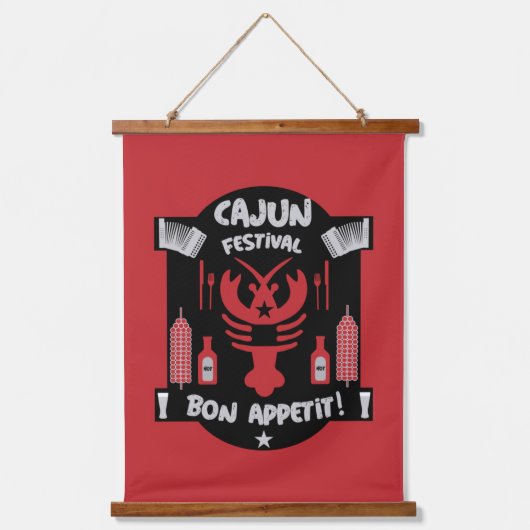 Best Cajun Cooks    吊り下げ型タペストリー (正面)