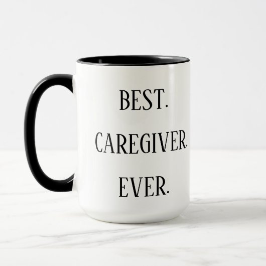 Best Caregiver Ever – Caregiver Appreciation Day マグカップ (左)