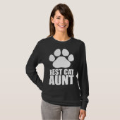 Best cat aunt tシャツ (正面フル)