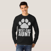 Best cat aunt tシャツ (正面フル)