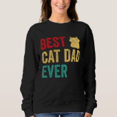 Best Cat Dad Ever スウェットシャツ (正面)