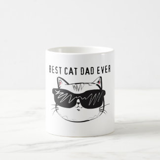 Best Cat Dad Ever Cup コーヒーマグカップ