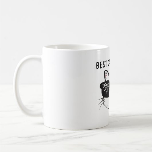 Best Cat Dad Ever Cup コーヒーマグカップ (左)