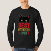 Best Cat Dad Ever  Cute Cat Daddy Fathers Day 2023 Tシャツ (正面)