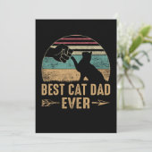 Best Cat Dad Ever Funny Daddy Cat Happy セーブザデート (スタンド正面)