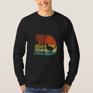 Best Cat Dad Ever  Graphic Dad  Tee Tシャツ