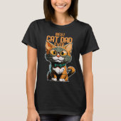 Best Cat Dad Ever Kitty Kitten  Daddy Father s Day Tシャツ (正面)