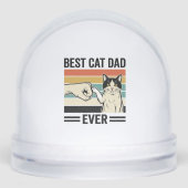 Best Cat Dad Ever Retro Cat Fist Bump Shirt_1 (正面)