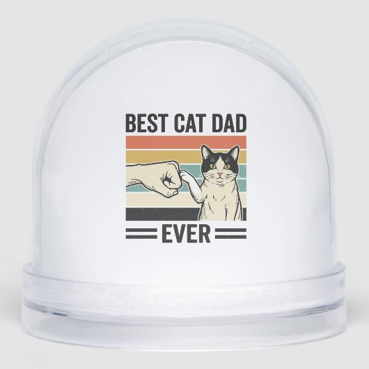 Best Cat Dad Ever Retro Cat Fist Bump Shirt_1 (正面)