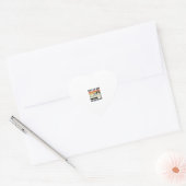 Best Cat Dad Ever Retro Cat Fist Bump Shirt_1 ハートシール (封筒)