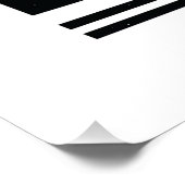 Best Cat Dad Ever Retro Cat Fist Bump Shirt_1 ポスター (コーナー)