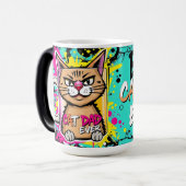 Best Cat Dad Ever – Urban Whisker King Mug モーフィングマグカップ (正面左)