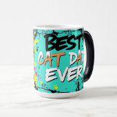 Best Cat Dad Ever – Urban Whisker King Mug モーフィングマグカップ (正面右)