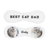 Best Cat Dad Photo Personalized Baseball 野球ボール (パネル)