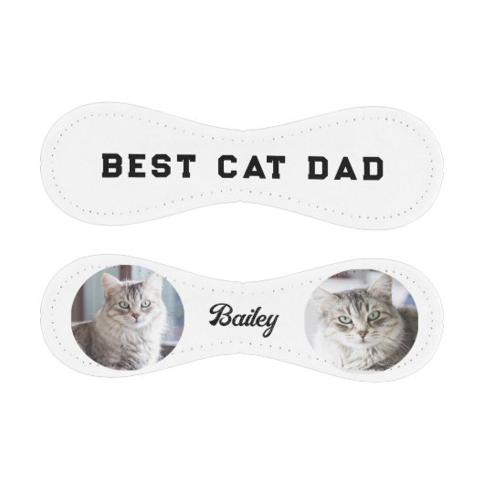 Best Cat Dad Photo Personalized Baseball 野球ボール (パネル)