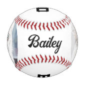 Best Cat Dad Photo Personalized Baseball 野球ボール (裏面)