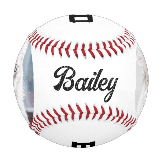 Best Cat Dad Photo Personalized Baseball 野球ボール (裏面)