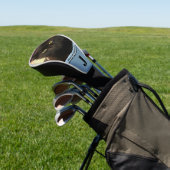 Best cat dad photo template custom black cat  ゴルフヘッドカバー (インサイチュ)