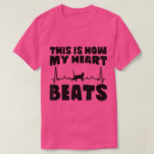 Best Cat Dad This Is How My Heart Beats Kitty Chri Tシャツ (デザイン正面)